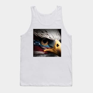 USA, Bald Eagle, America, American Flag, Tank Top